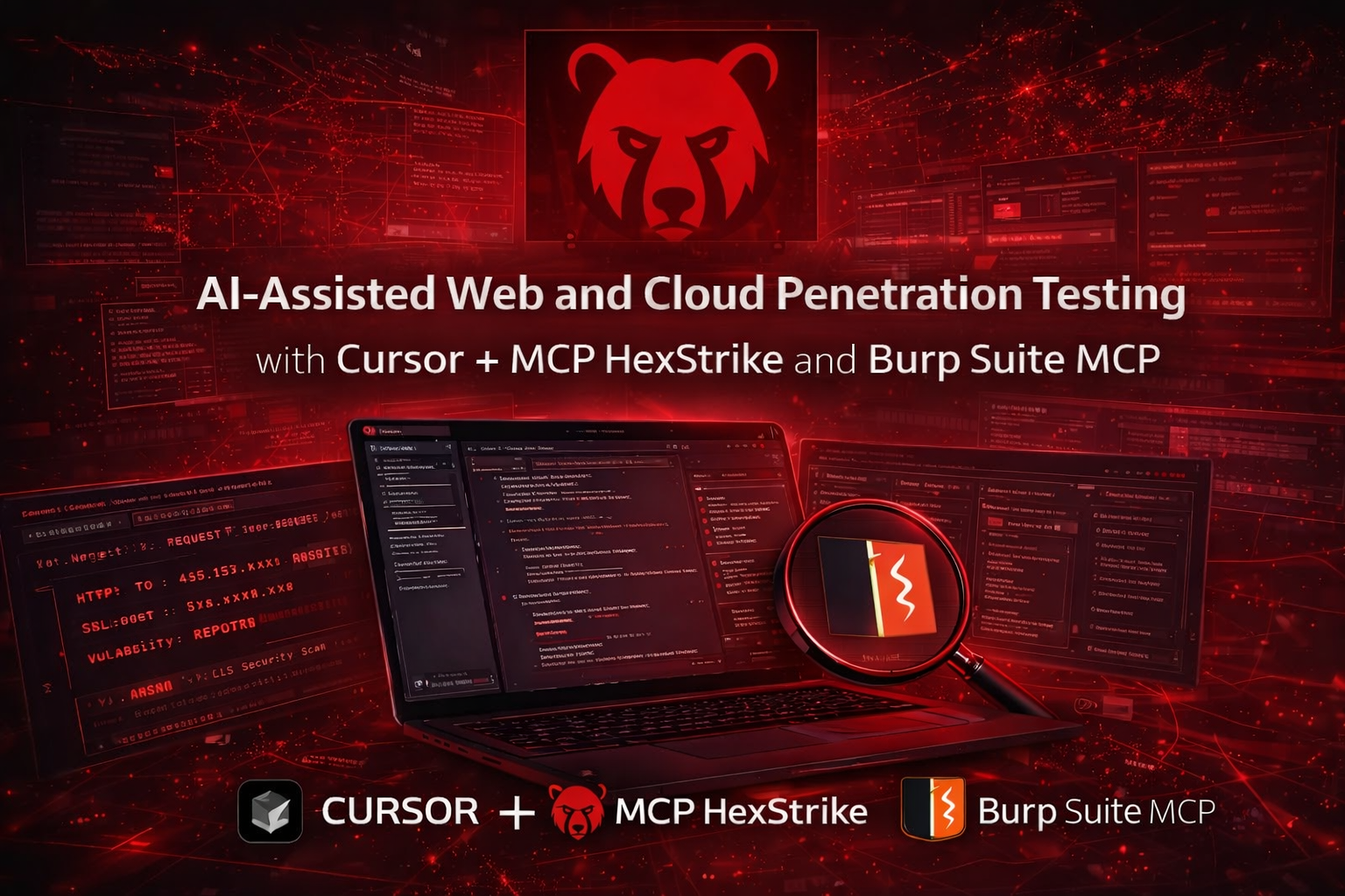 AI assisted web and cloud penetration testing with Cursor MCP HexStrike and Burp suite MCP — A Complete Guide to Modern AI-Powered Security Test…