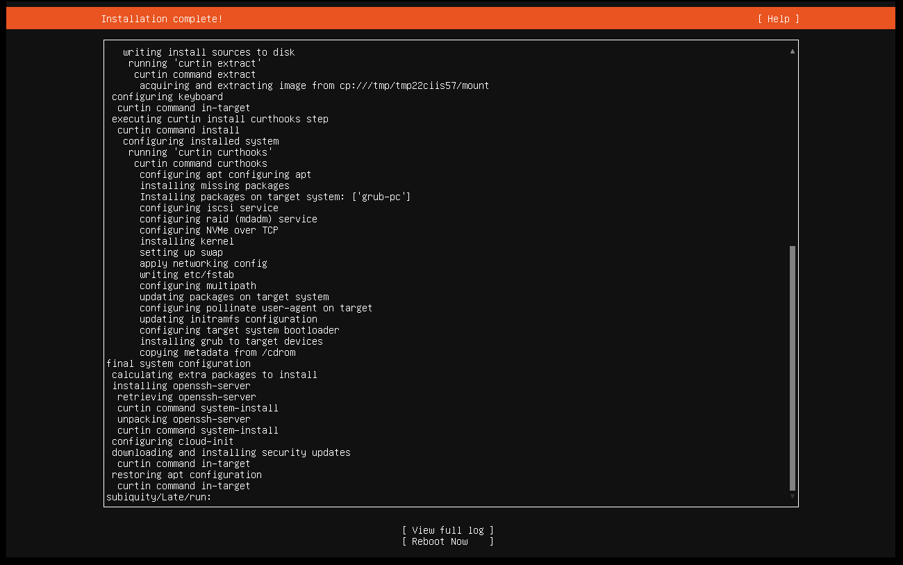 Building an extremely vulnerable Ubuntu 24 04 server lab bonus full PT with HexStrike — Step 3: Install Ubuntu 24.04.3 Server