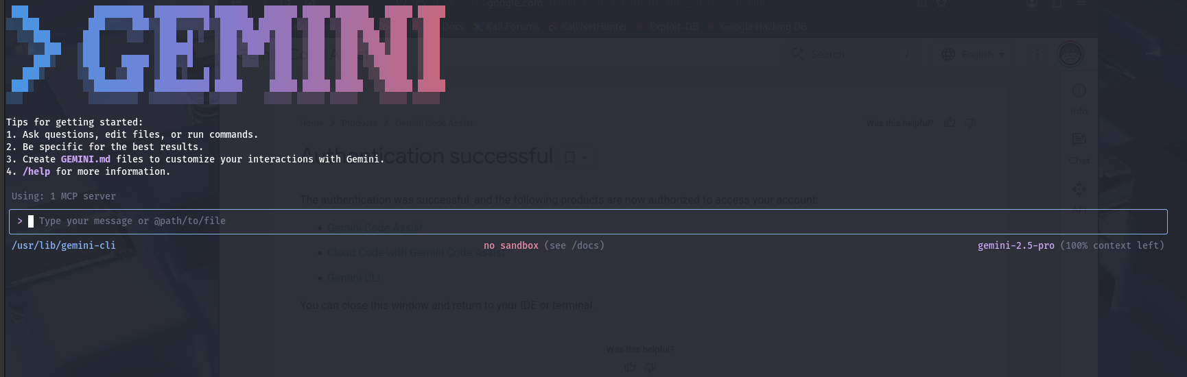 AI driven PDF password recovery with HexStrike AI and Gemini CLI — Step-by-Step Execution Flow (view 2)