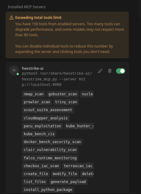 HexStrike AI install configure and run MCP with Gemini OpenAI Cursor Llama — Validate the connection inside Cursor