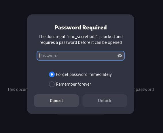 AI driven PDF password recovery with HexStrike AI and Gemini CLI — Inputs