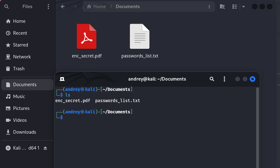 AI driven PDF password recovery with HexStrike AI and Gemini CLI — Inputs (view 2)