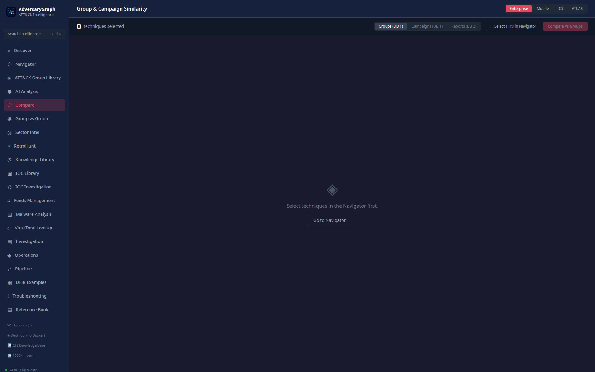 Compare reports and layers