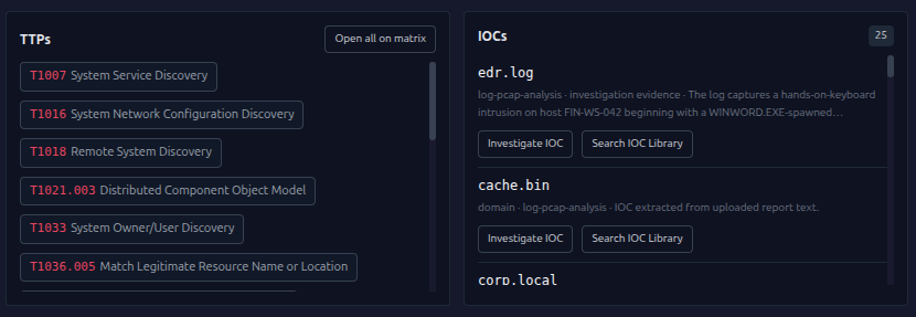 Firewall IOC extraction