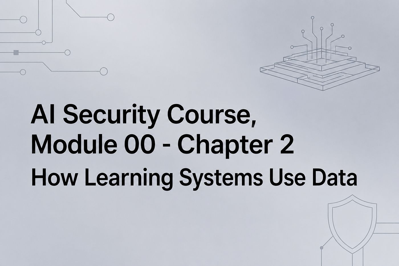 Overview of the data, model, configuration, inference, and evidence lifecycle for AI security