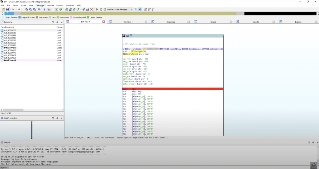 Cover image for Debugging DLL Files with IDA Disassembler