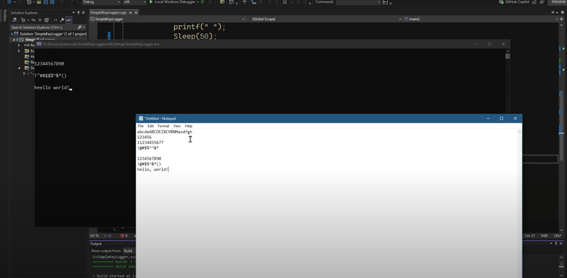 Cover image for Writing a Simple Key Logger