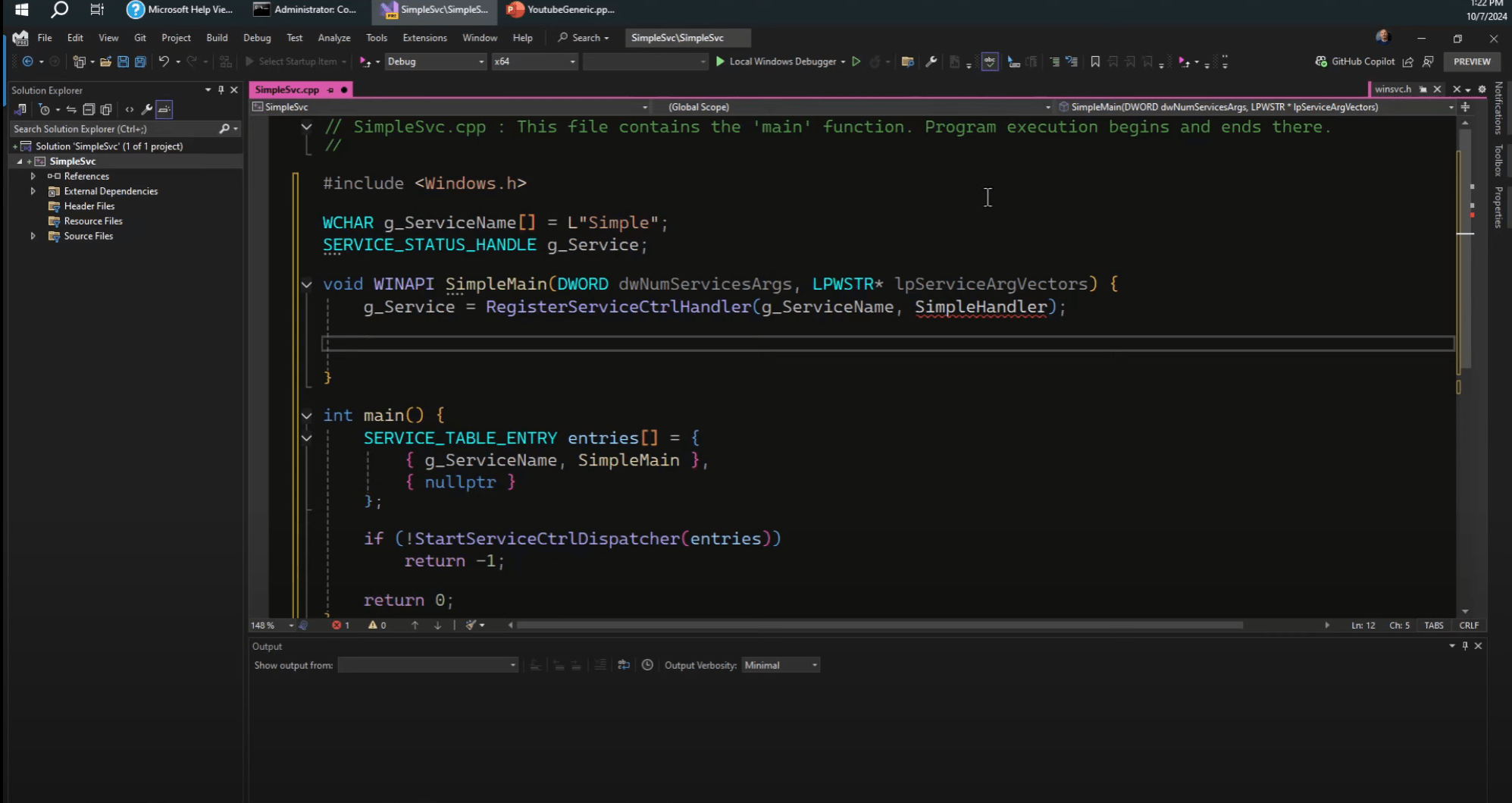 Cover image for Writing a Windows Service