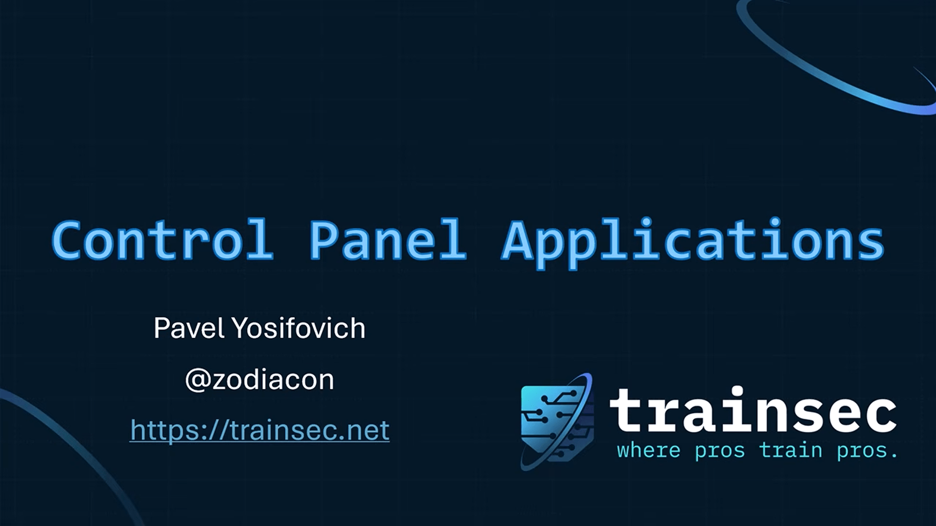 Cover image for Writing Control Panel Applications
