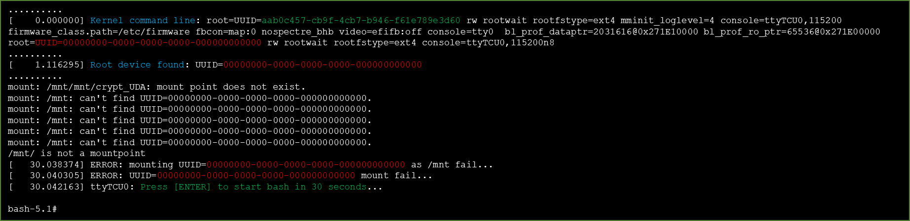 Root shell reached