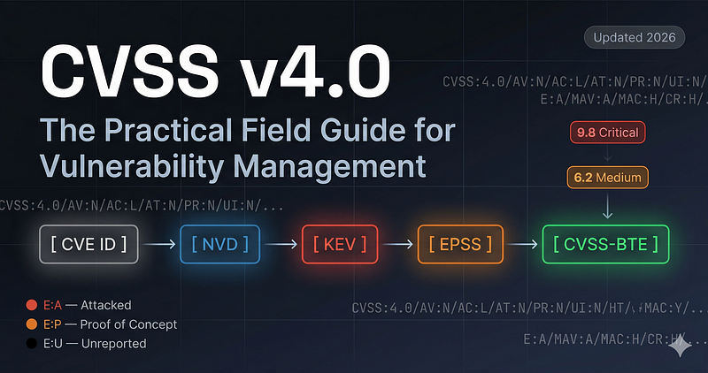CVSS v4.0 — Introduction: CVSS Is a Tool, Not a Score