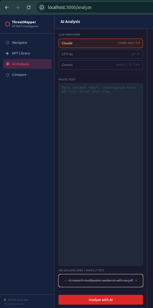 ATT&amp;CK Navigator — interactive heatmap of the full matrix